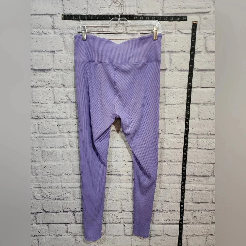Year of Ours Veronica Ribbed High Waisted Leggings Size XL NEW